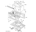GE PSA2200RBB03 oven cavity parts diagram