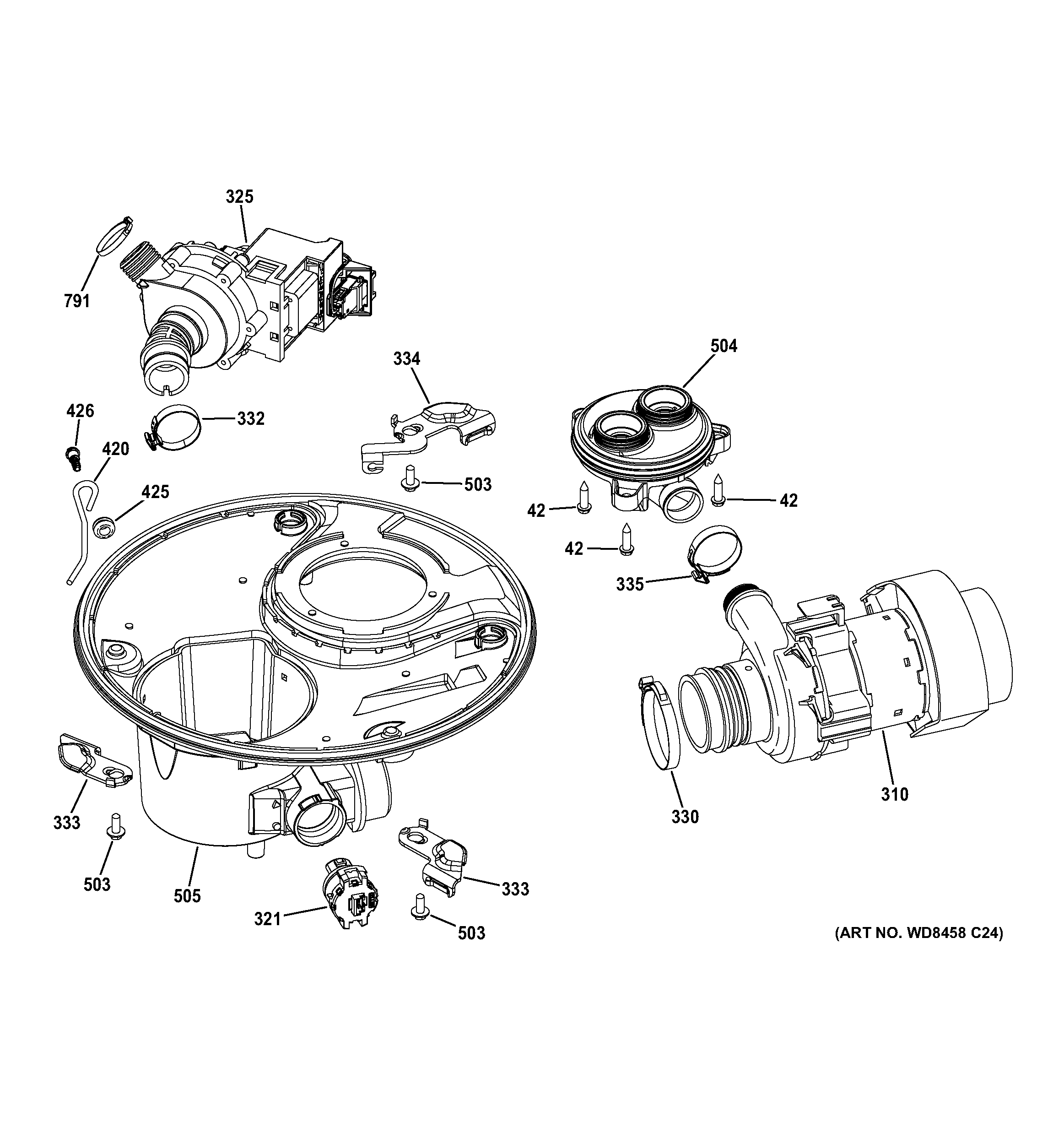 Sump & motor mechanism