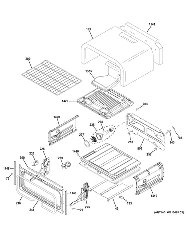 Upper oven