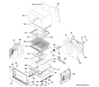 GE PGB960SEJ2SS lower oven diagram