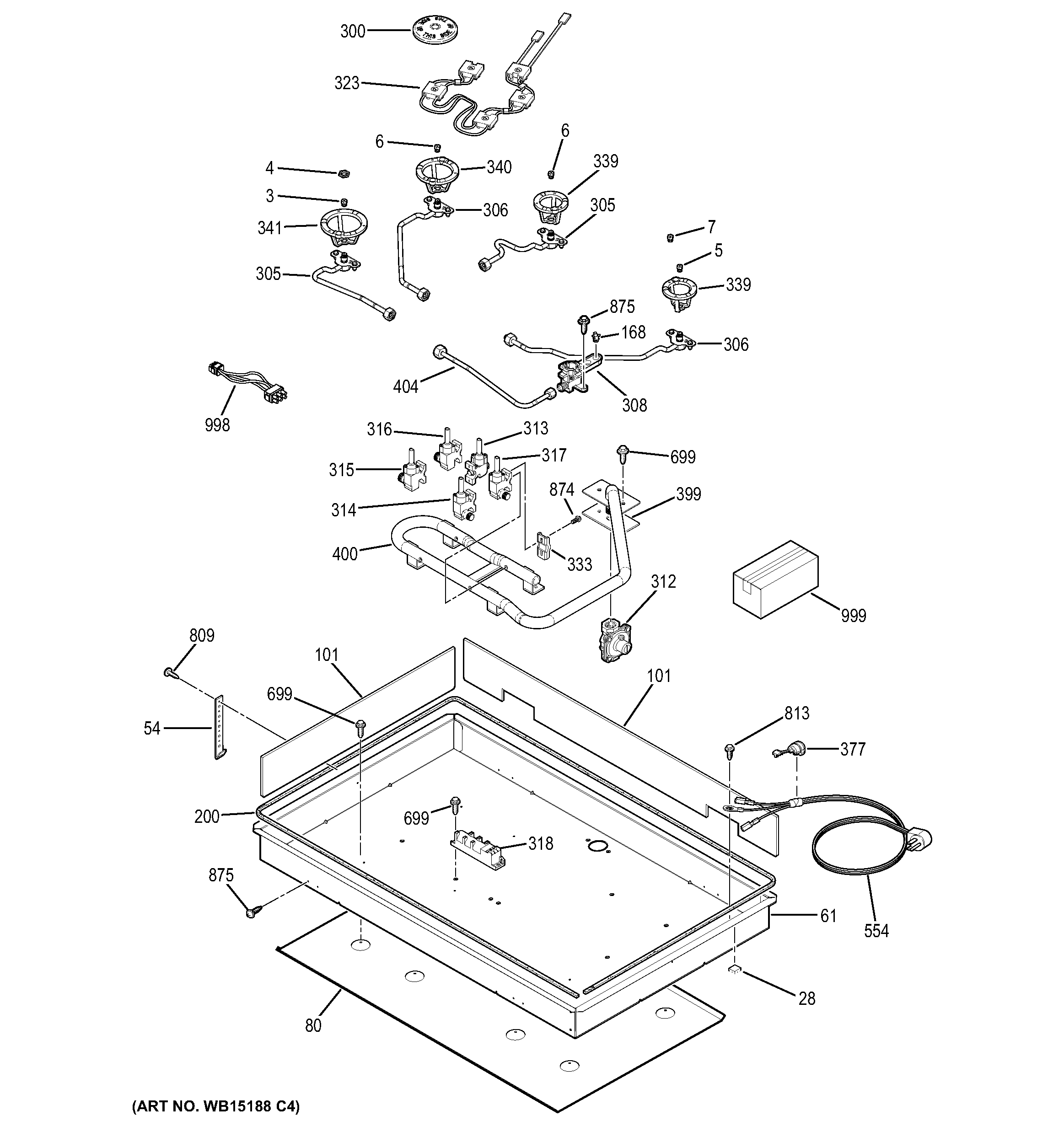 Gas & burner parts