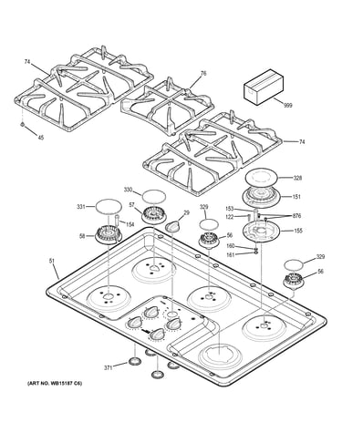 Control panel & cooktop