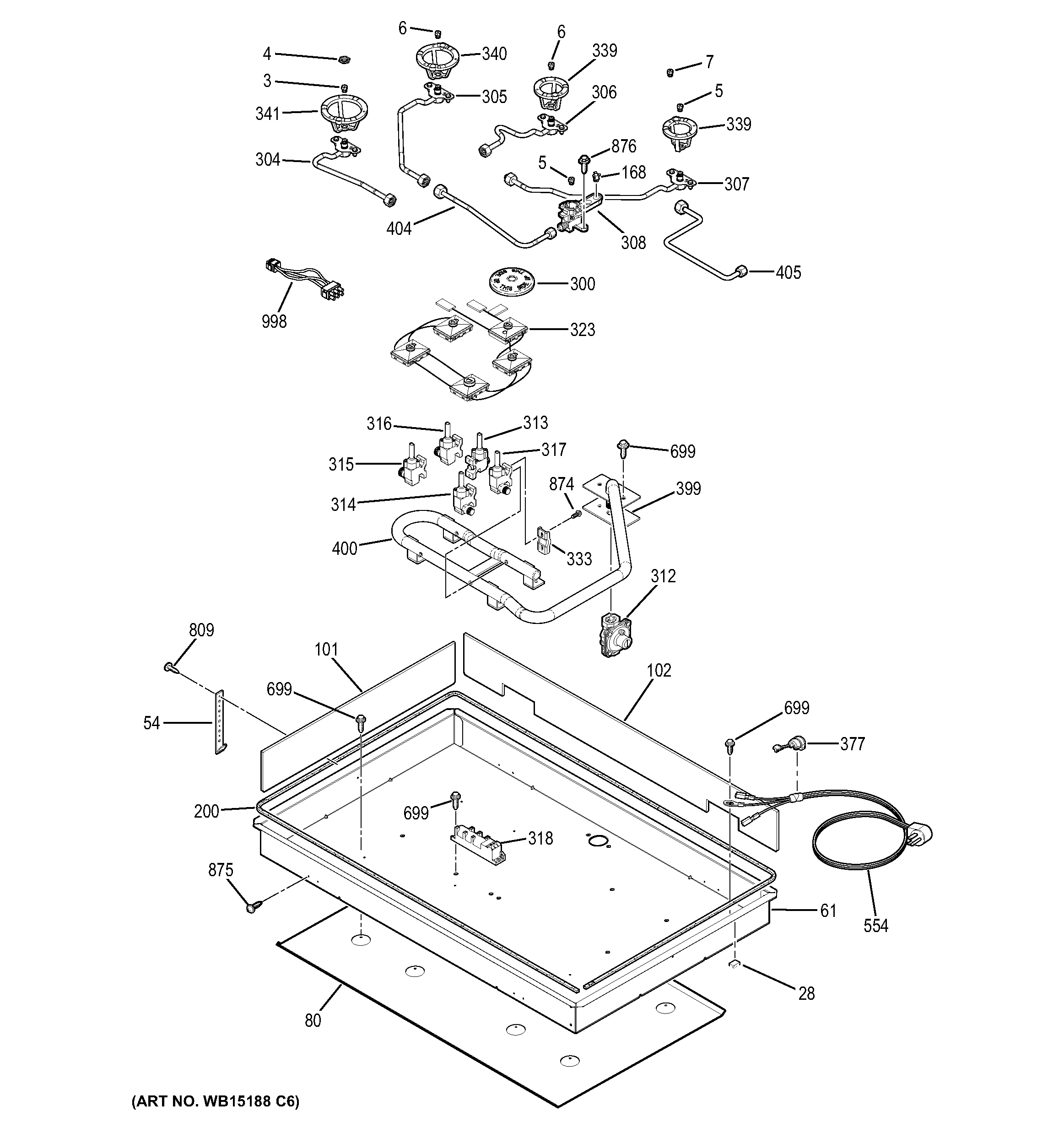 Gas & burner parts