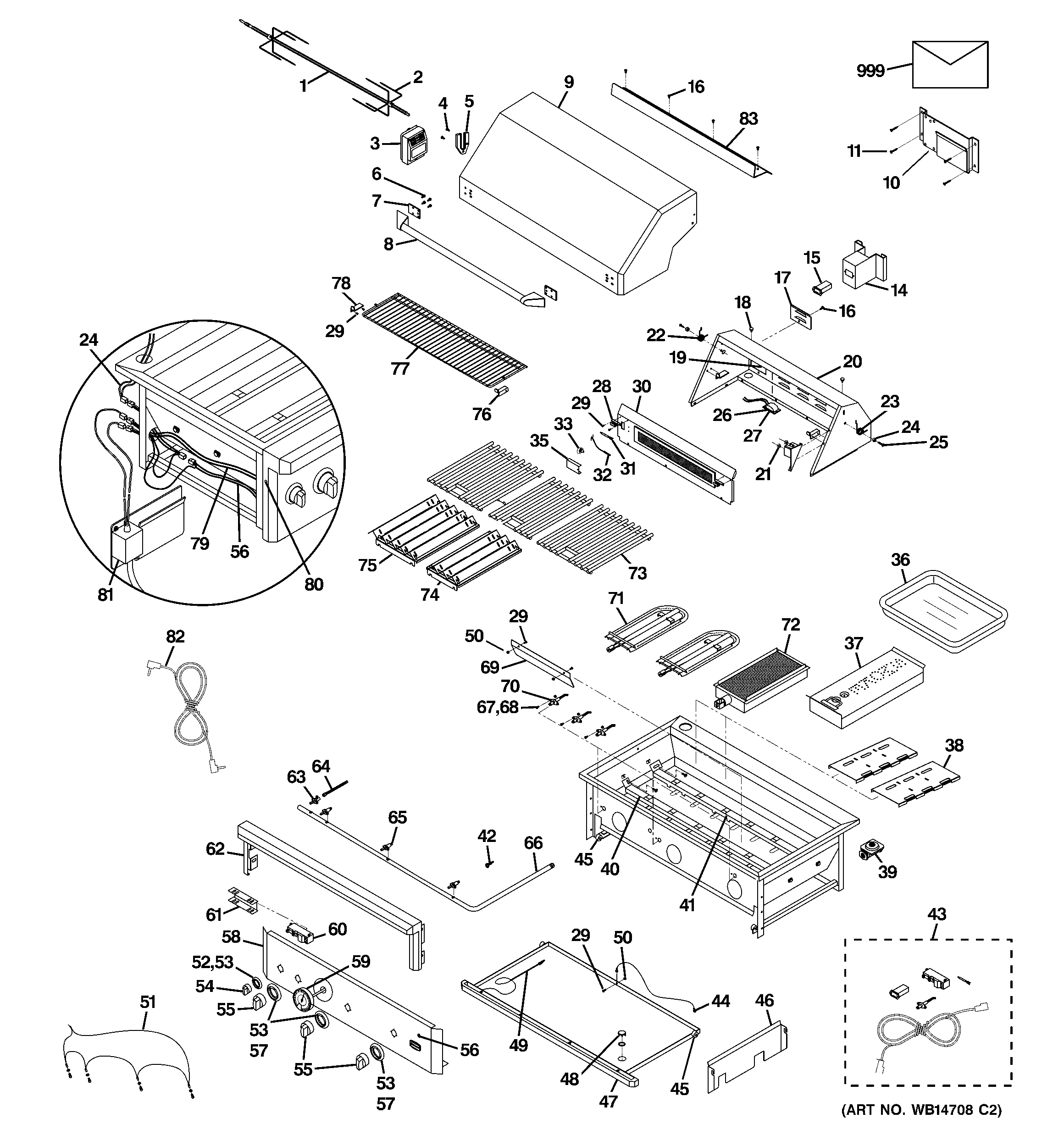 Control panel & cooktop