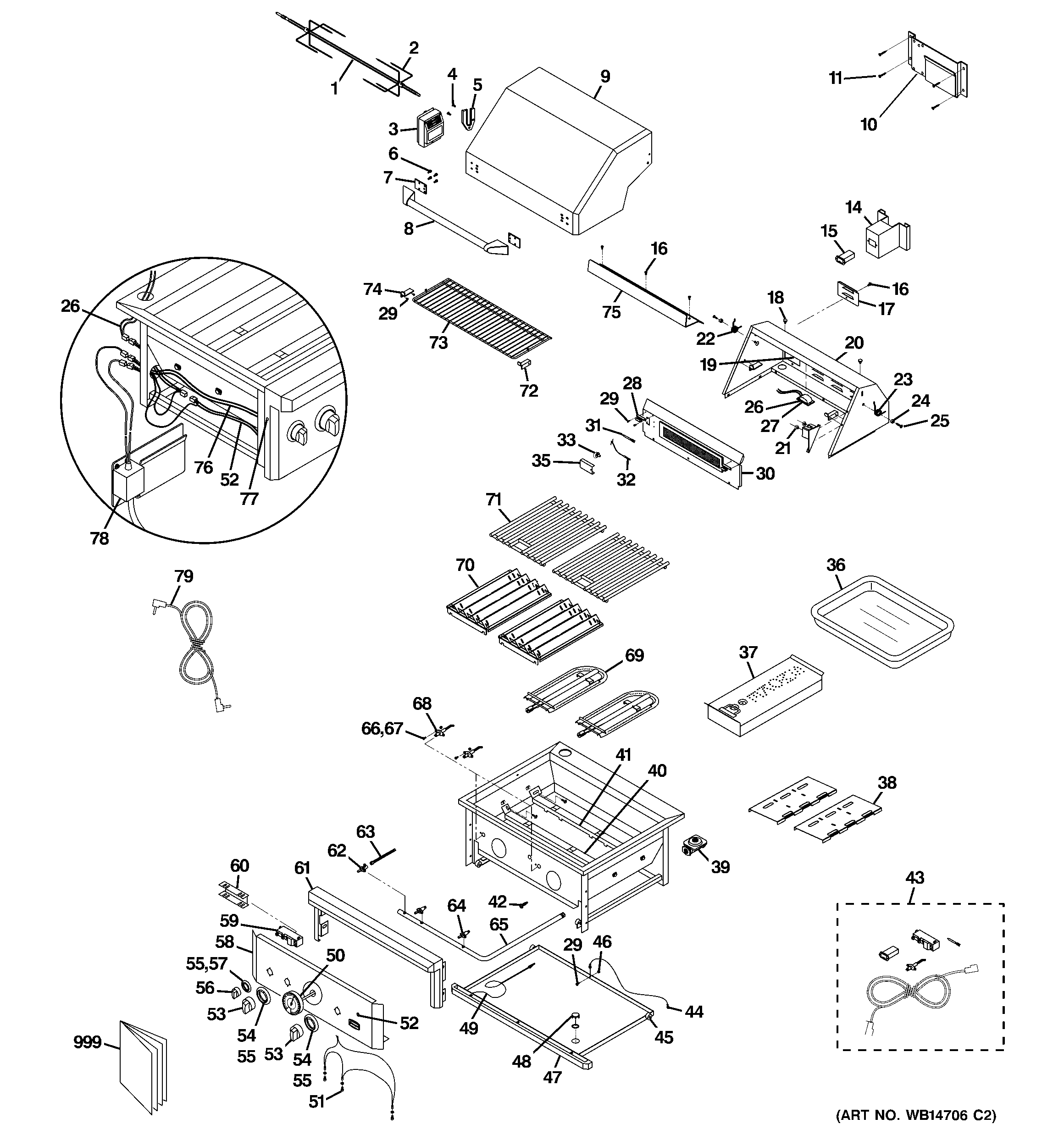 Control panel & cooktop