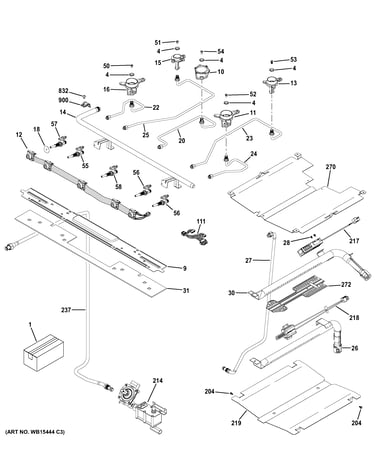 Gas & burner parts