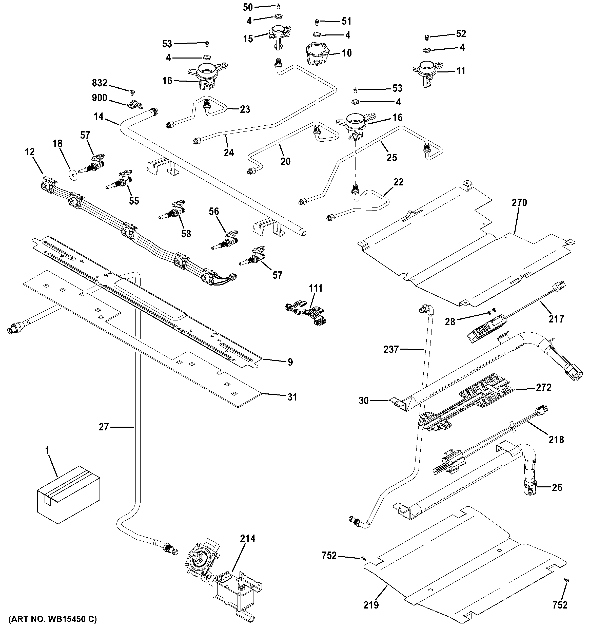 Gas & burner parts