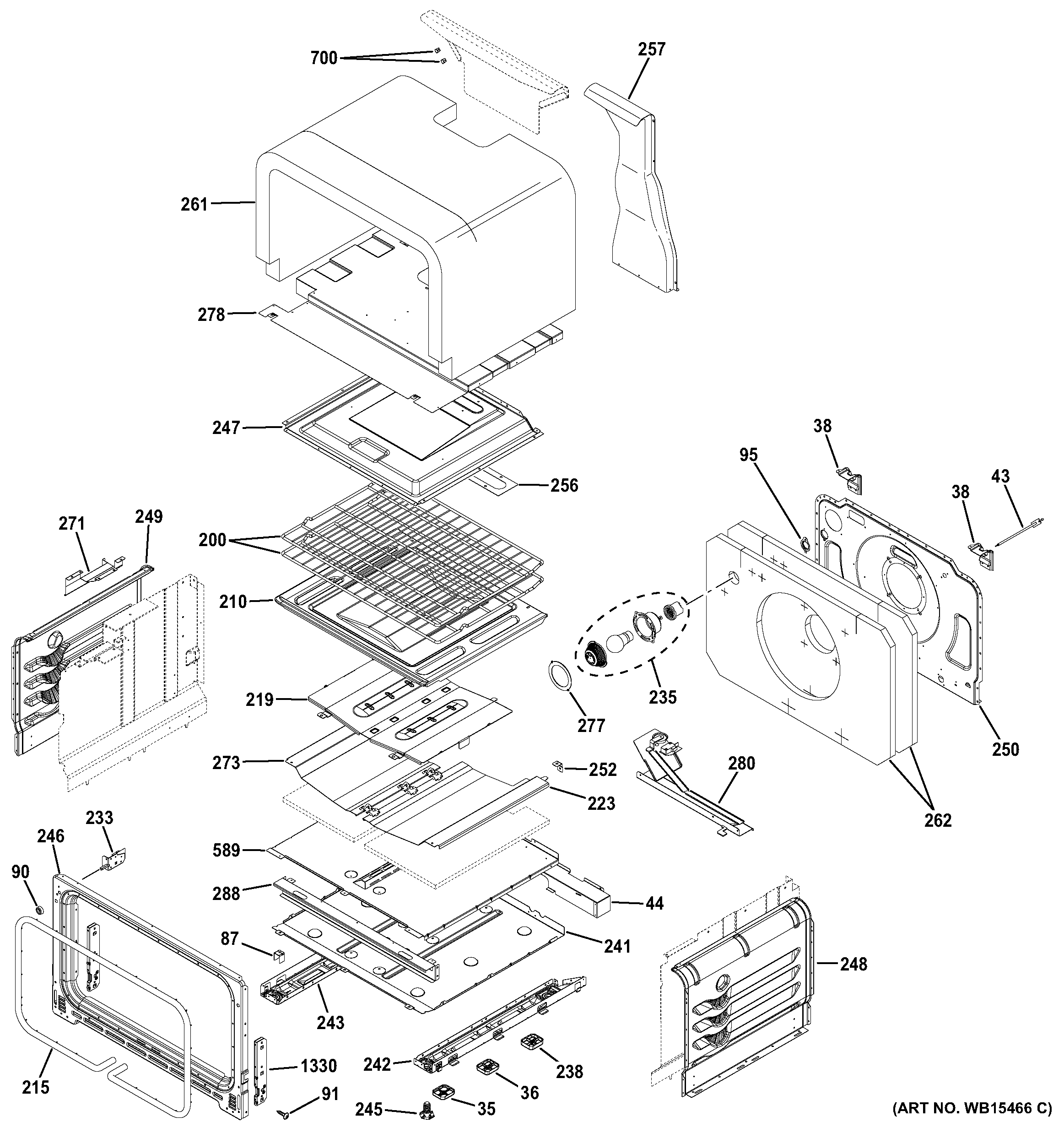 Lower oven