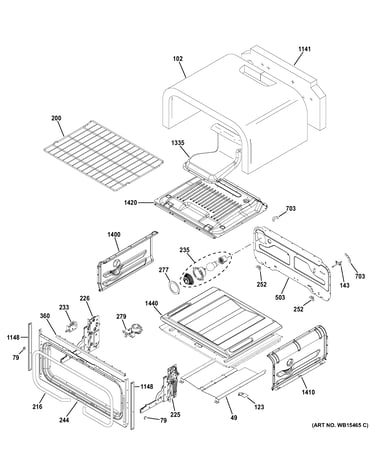 Upper oven