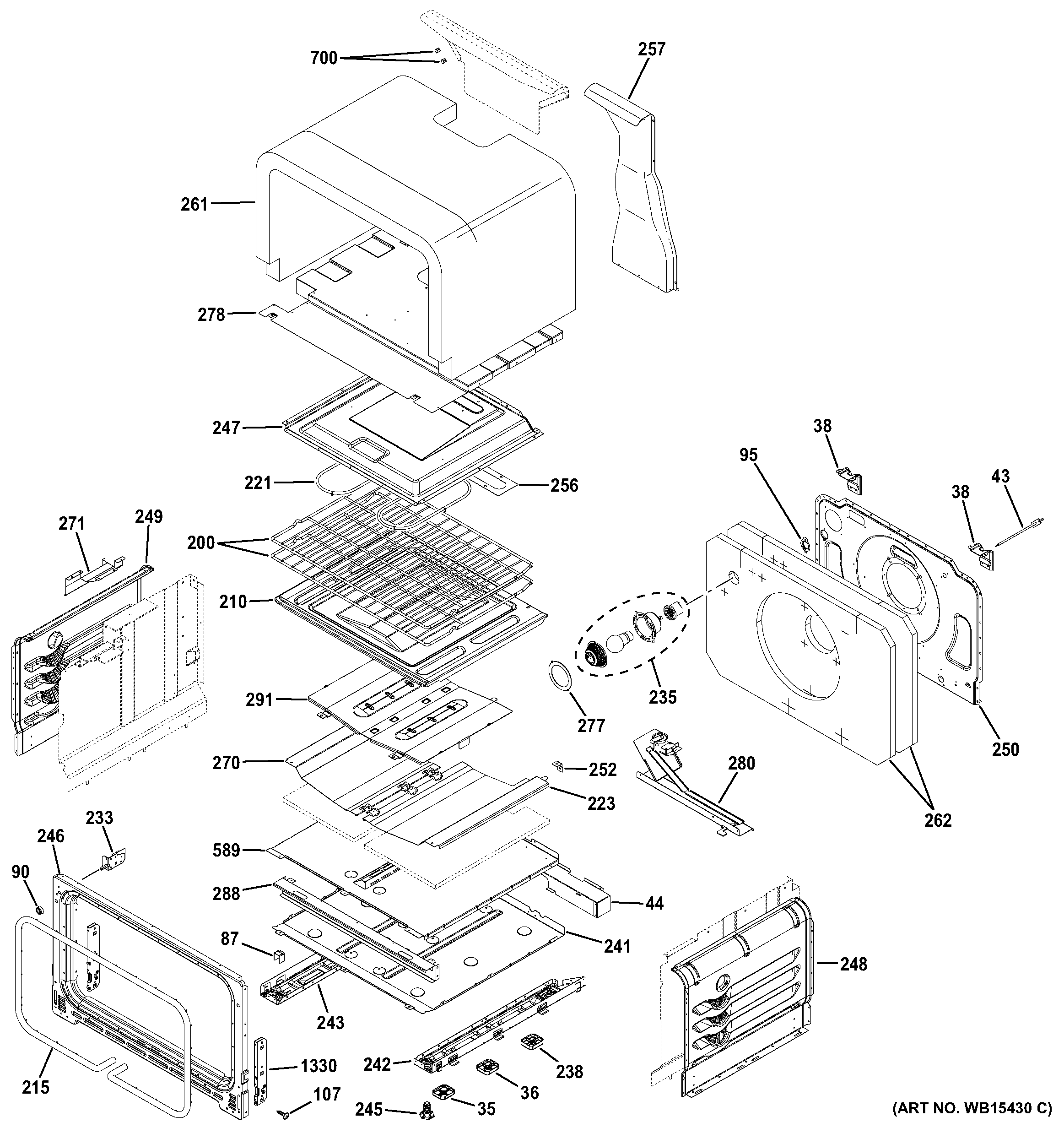 Lower oven