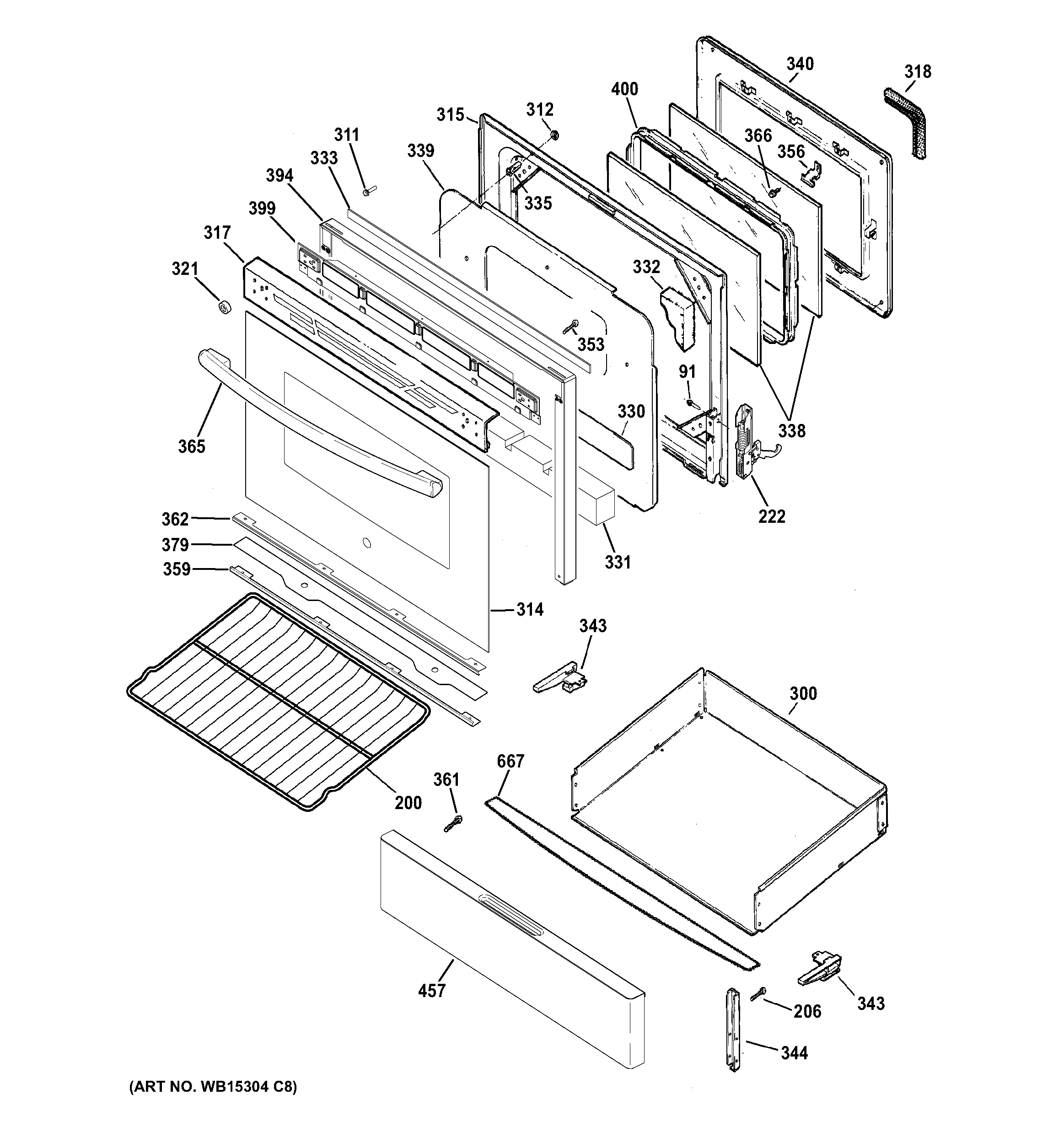 Door & drawer parts