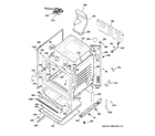 GE JGB450REK1SS body parts diagram