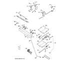 GE JGB635DEK1BB gas & burner parts diagram