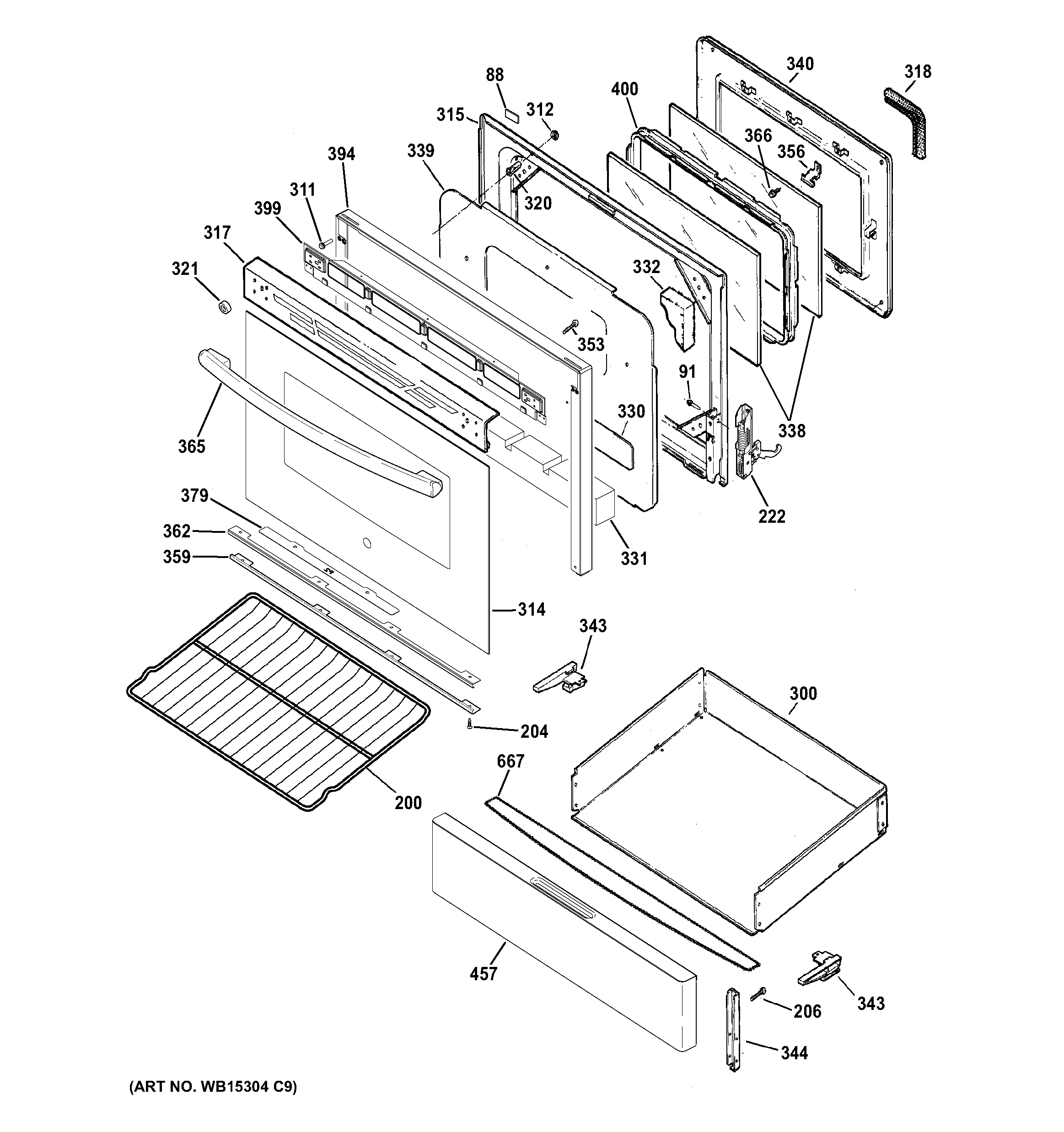 Door & drawer parts