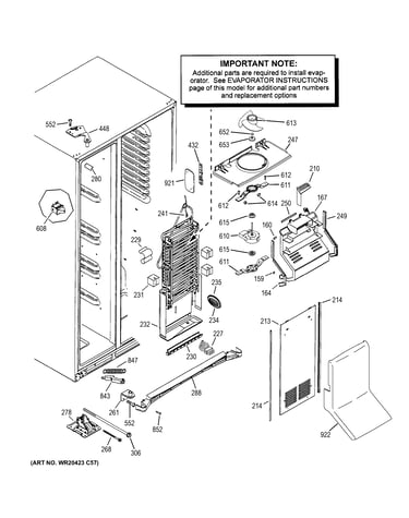 Freezer section