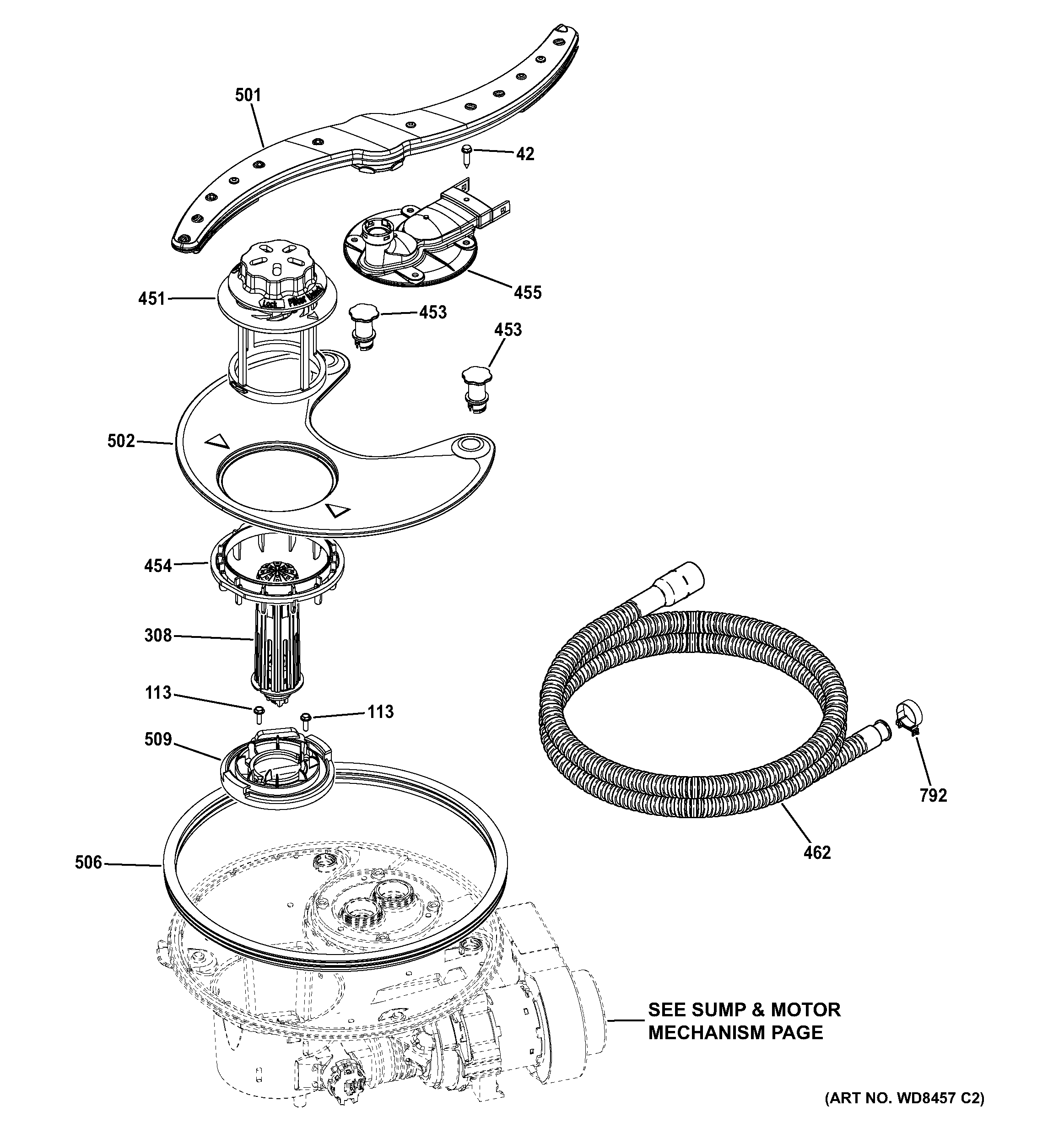 Sump & filter assembly