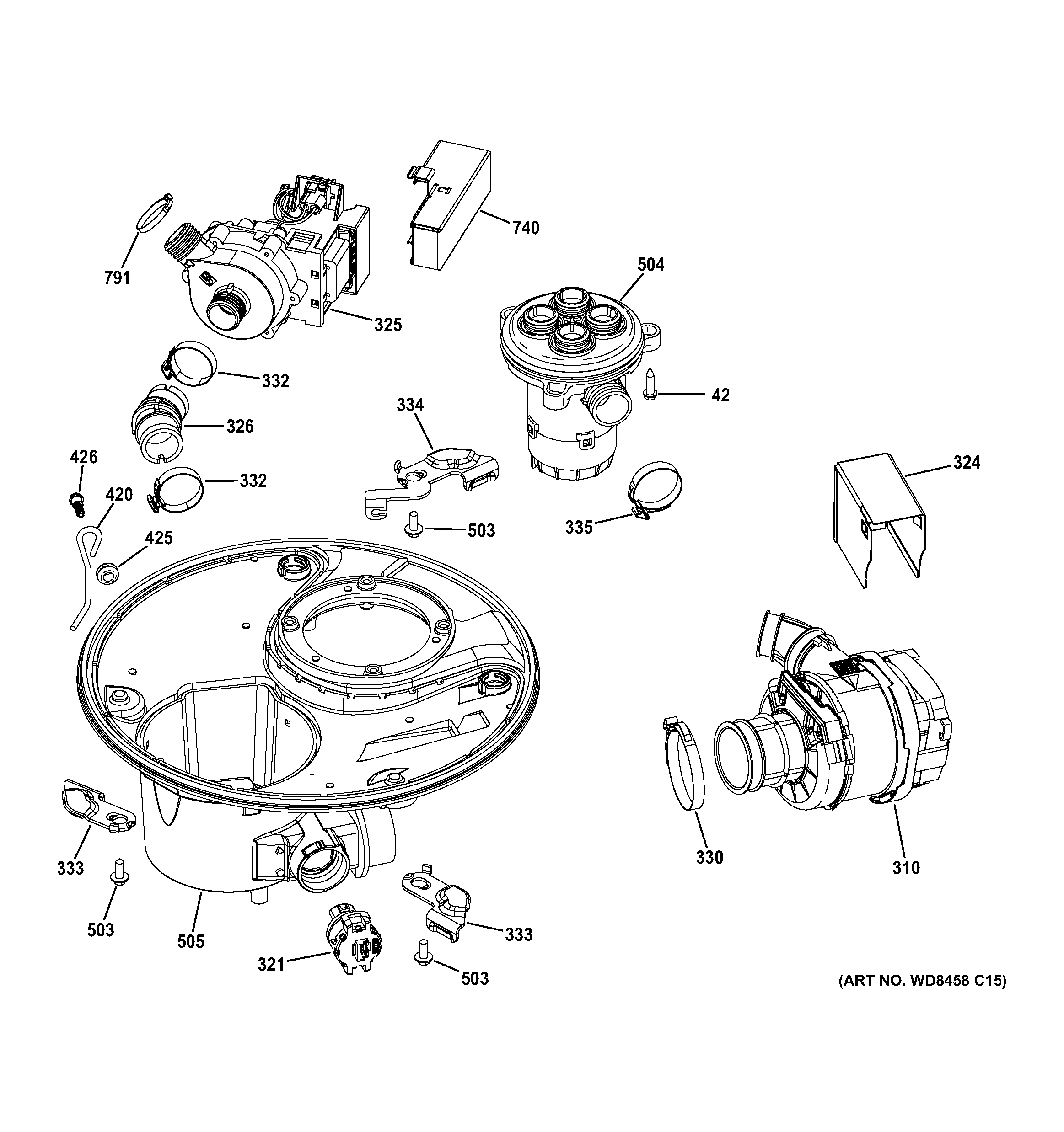 Sump & motor mechanism