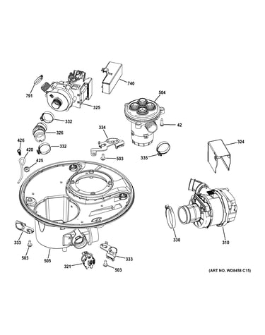 Sump & motor mechanism