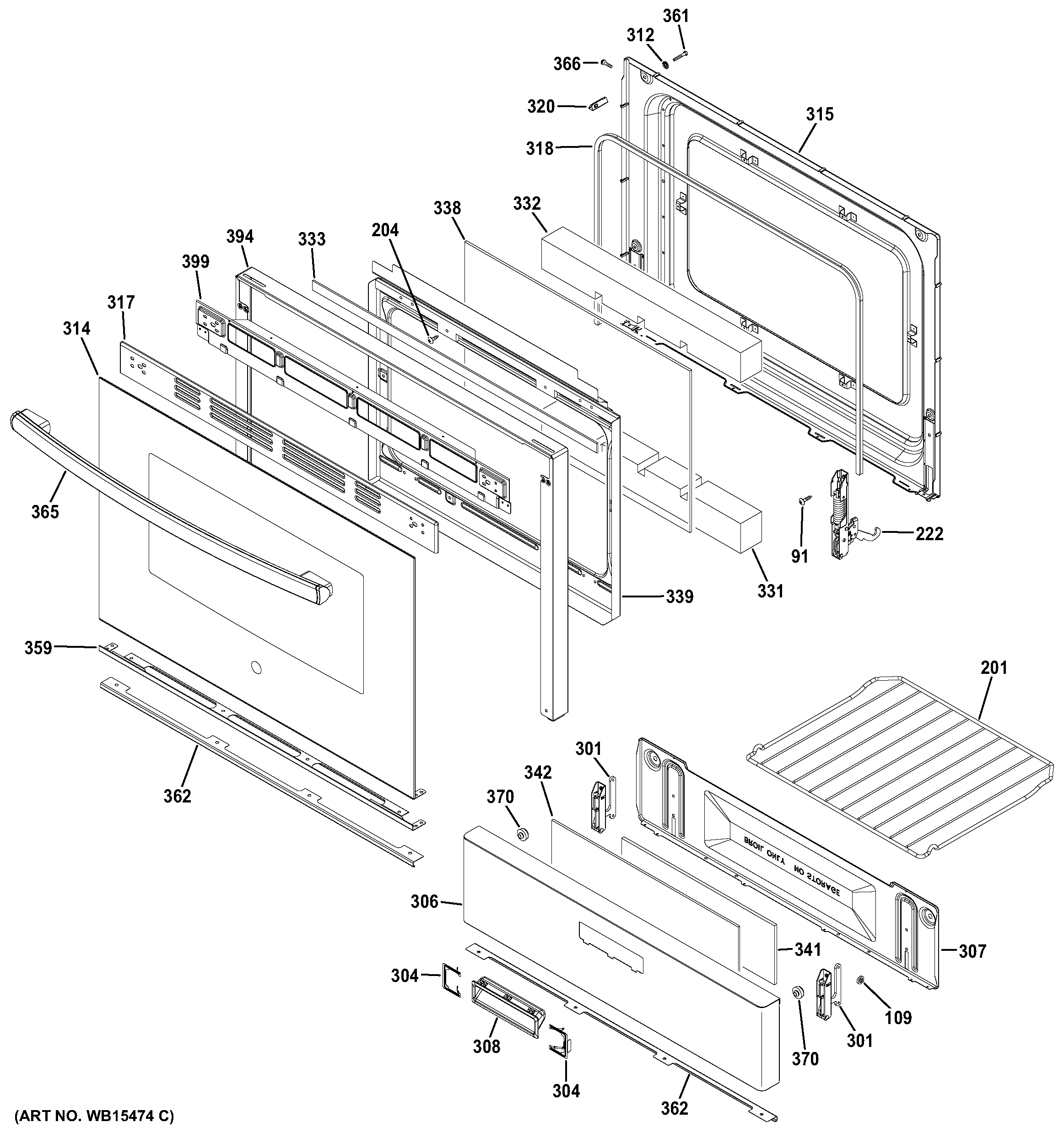 Door & drawer parts