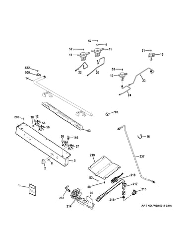 Gas & burner parts