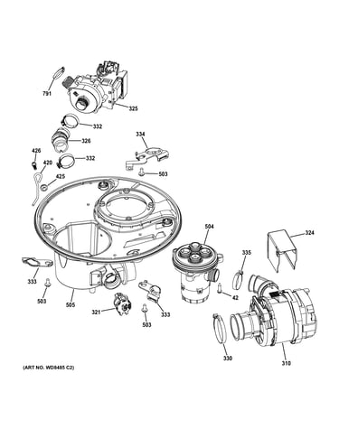 Sump & motor mechanism
