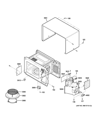 Oven cavity parts