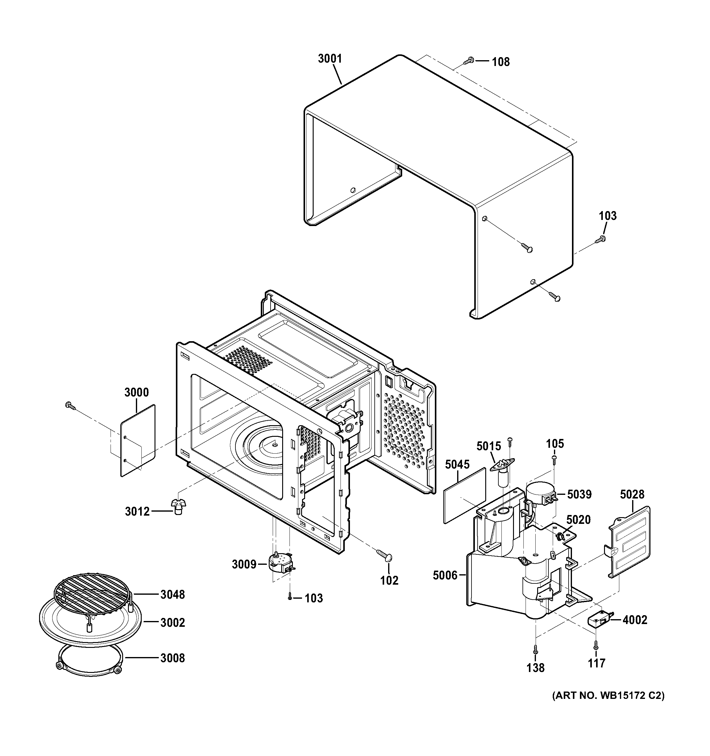 Oven cavity parts