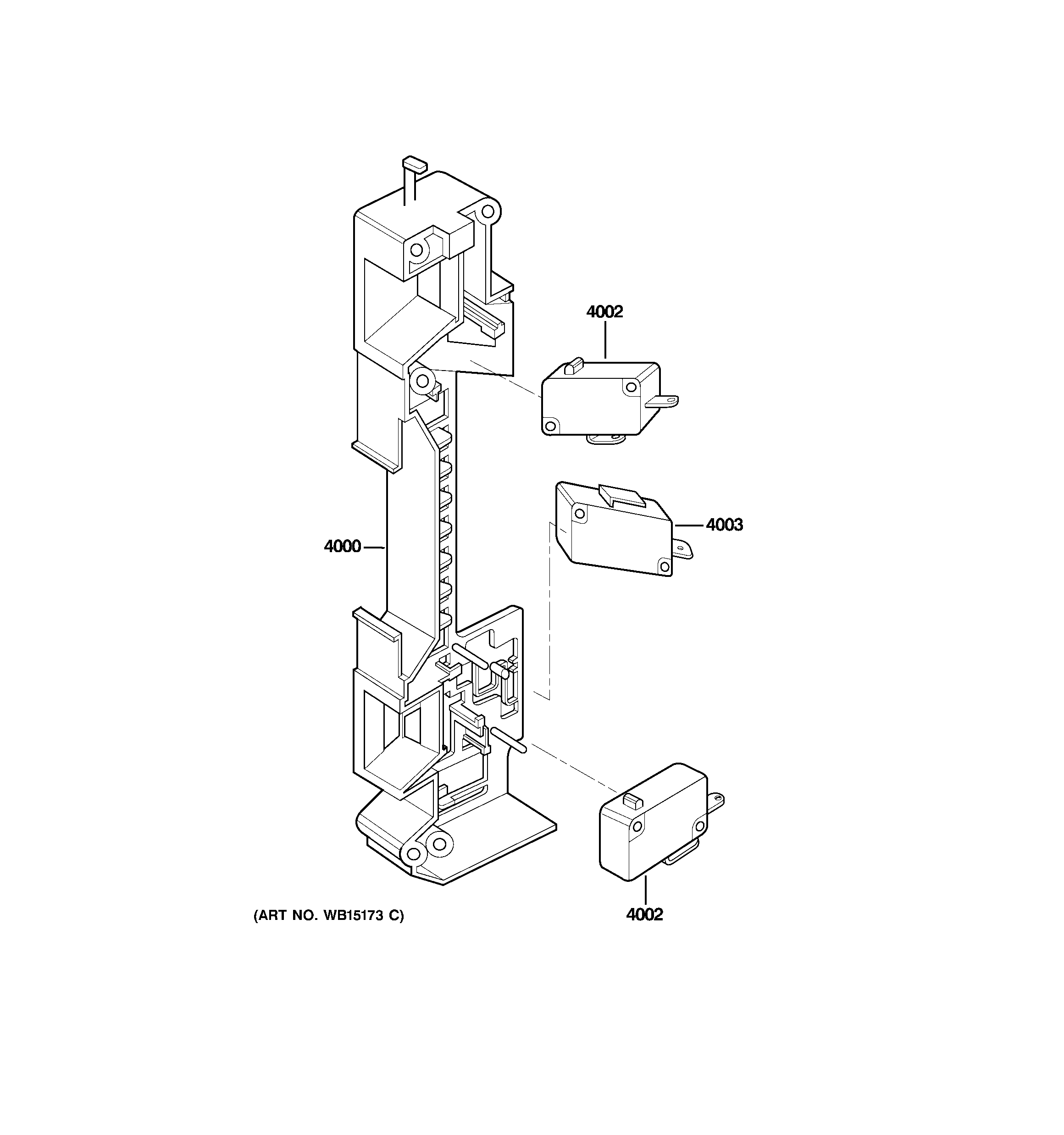 Latch board parts