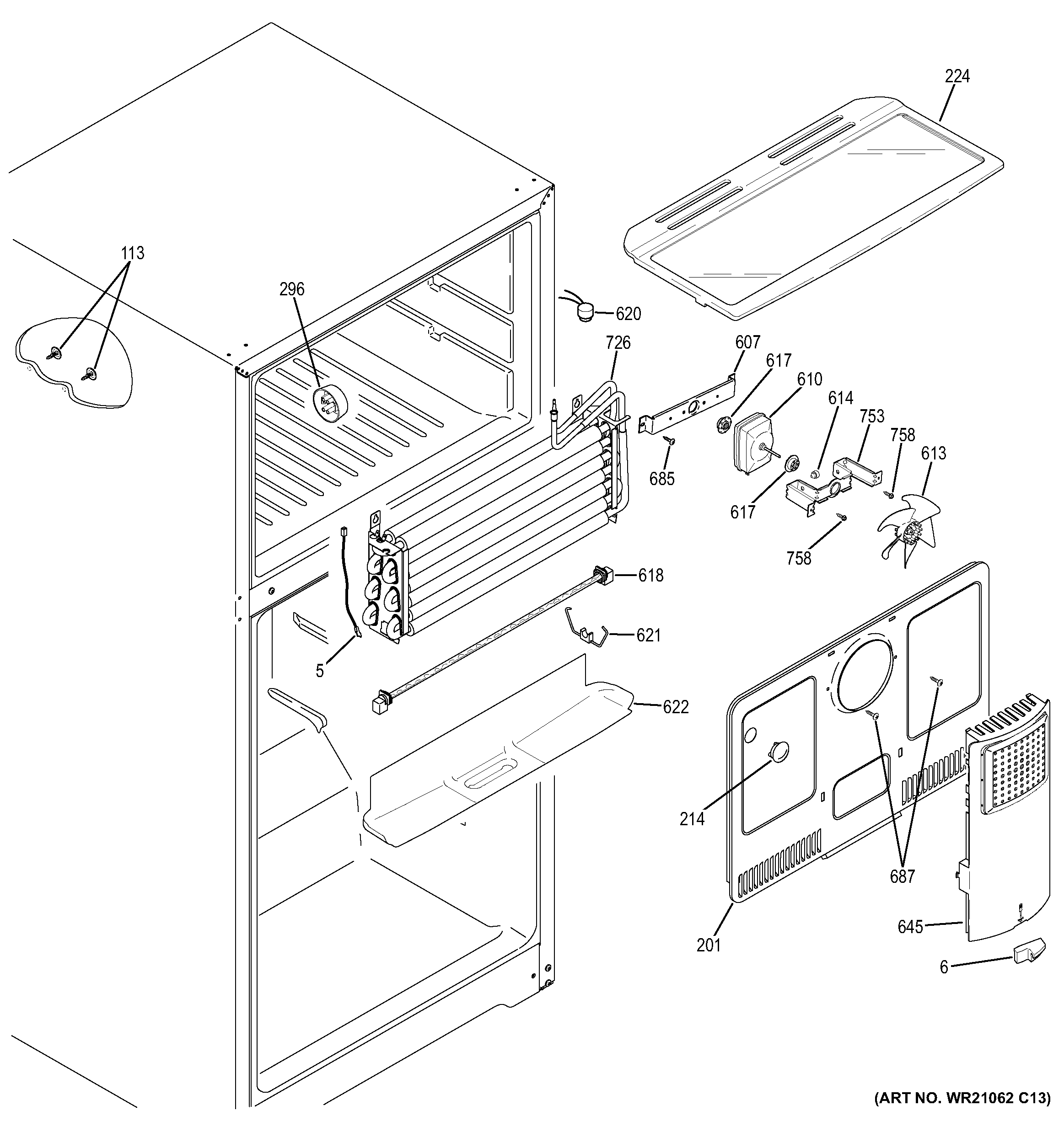 Freezer section