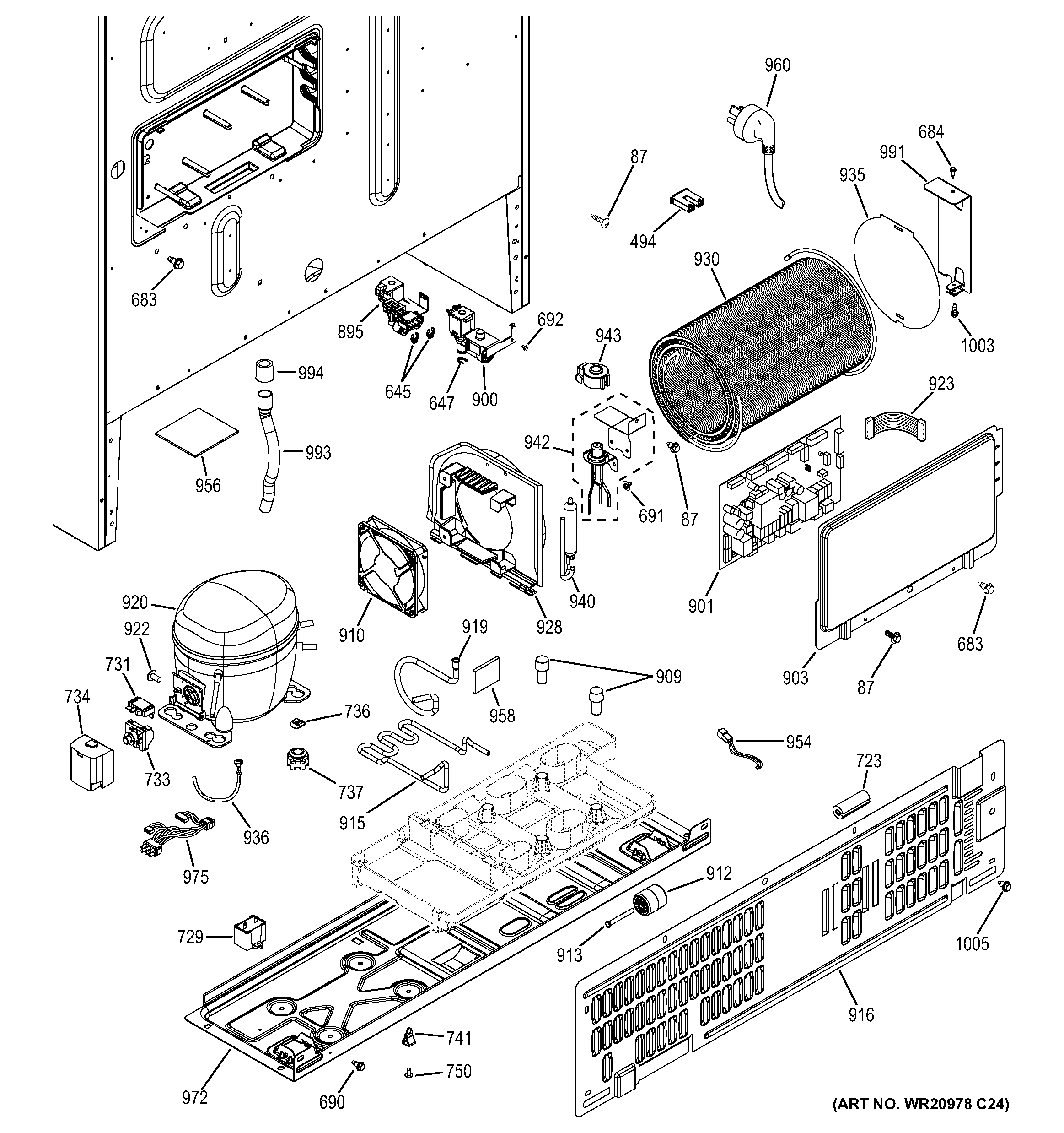Machine compartment