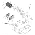 GE ZISB360DXC machine compartment diagram