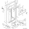 GE ZISB360DXC case parts diagram