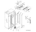 GE ZISB480DXD fresh food section diagram