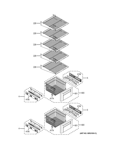 Freezer shelves