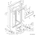 GE ZISP420DHASS case parts diagram