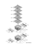 Freezer shelves