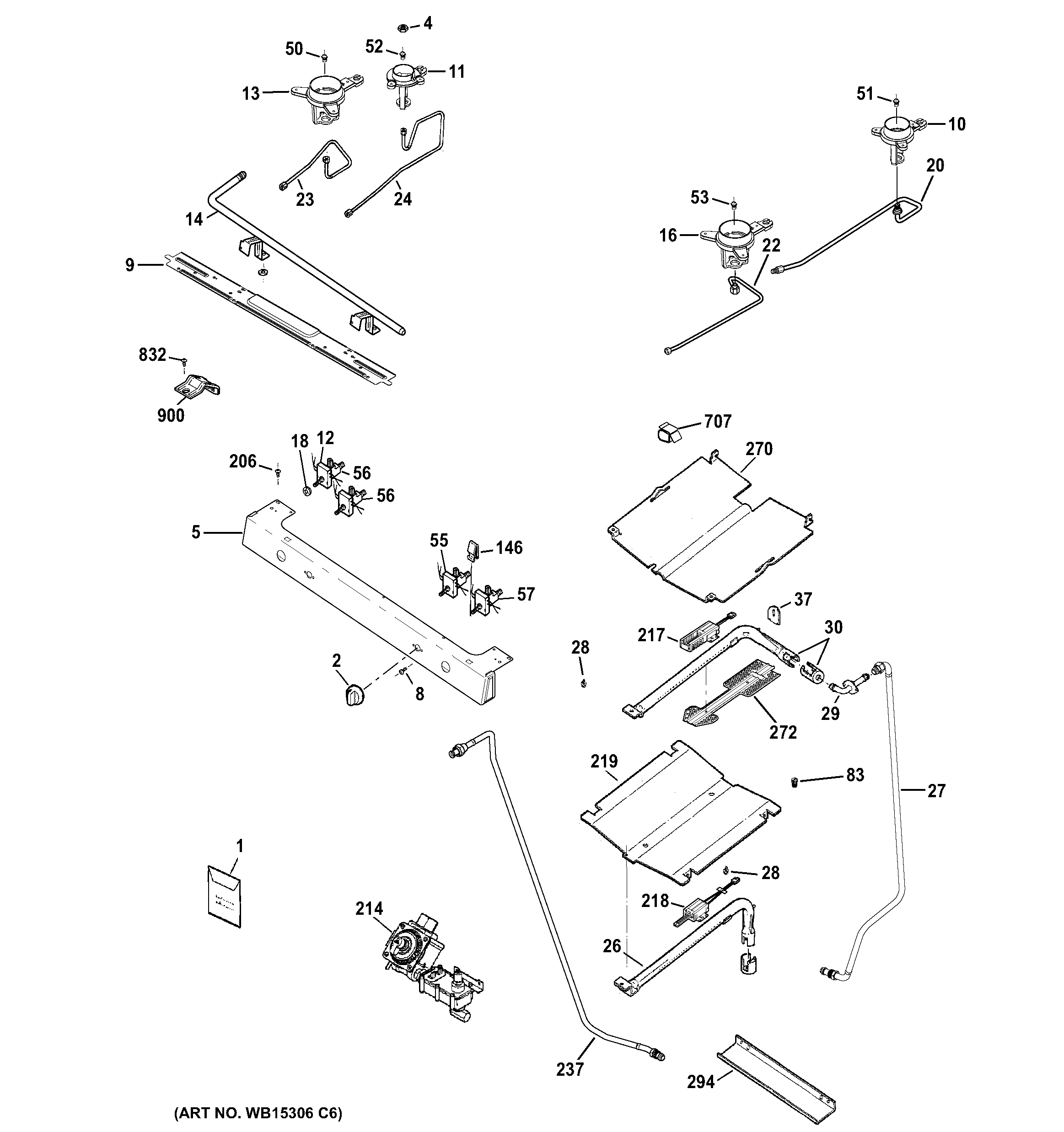 Gas & burner parts