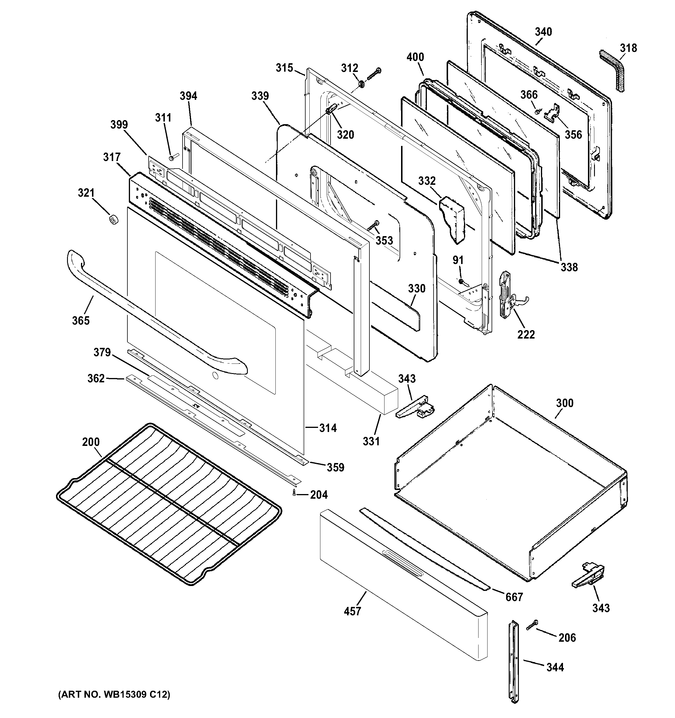Door & drawer parts