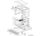 GE PSB9120SF2SS oven cavity parts diagram