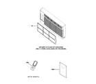 GE AEZ05LVW1 room air conditioner diagram