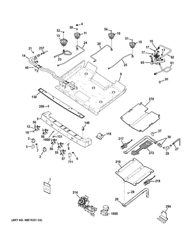 Gas & burner parts