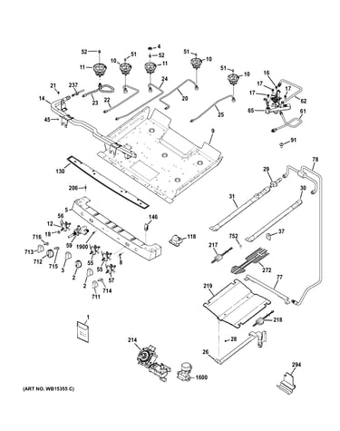 Gas & burner parts