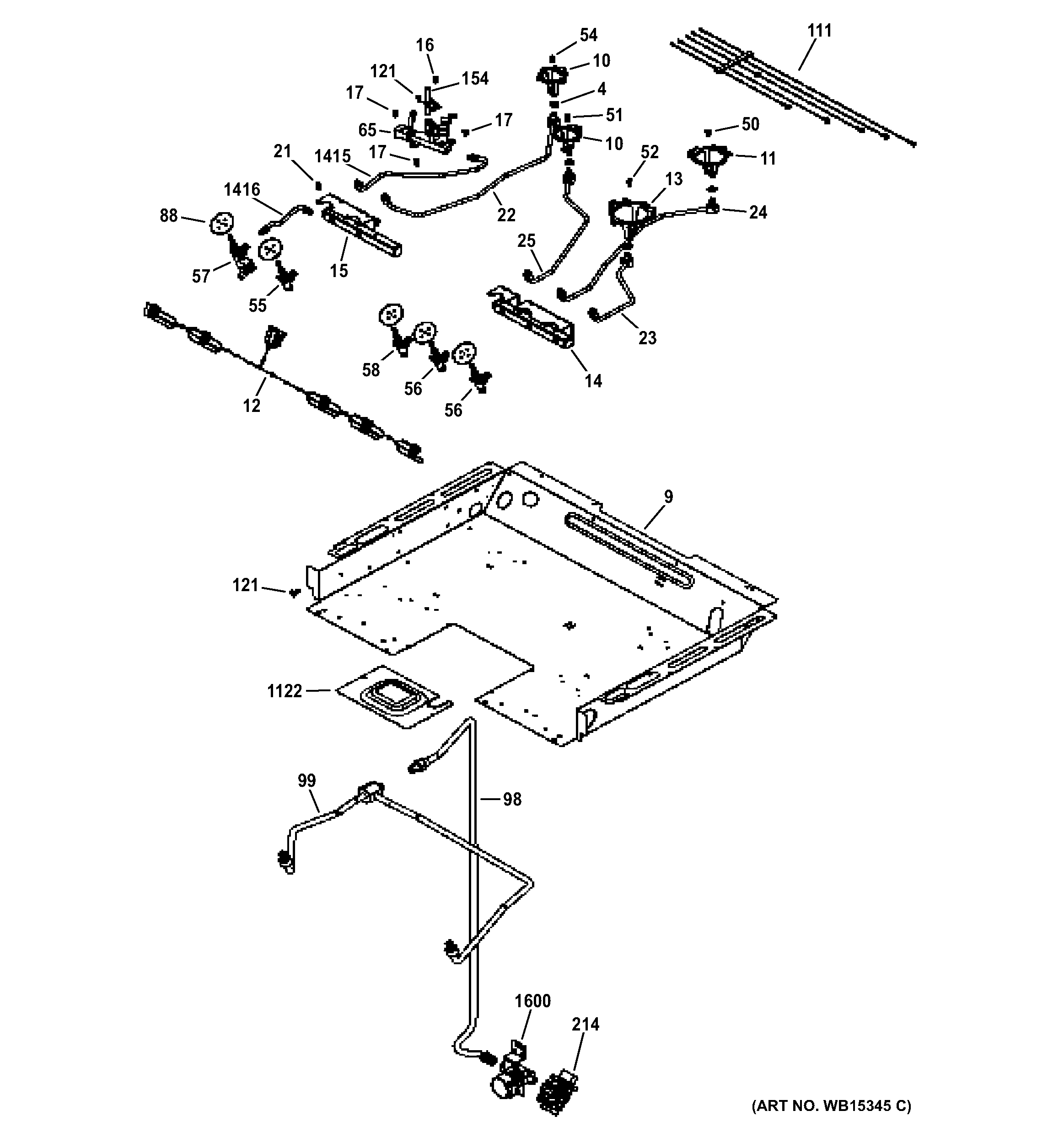 Gas & burner parts