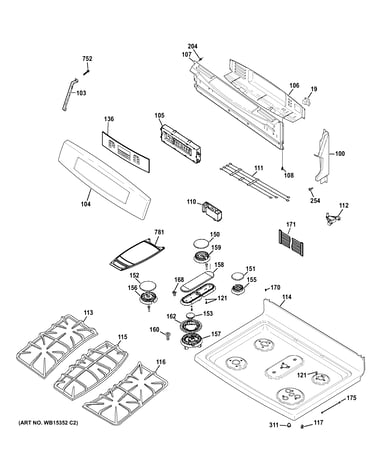 Control panel & cooktop