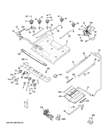 Gas & burner parts