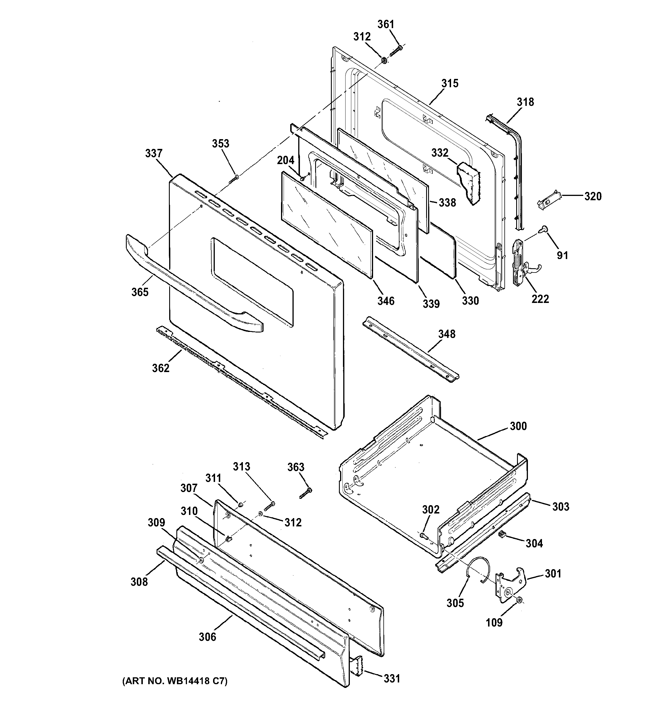 Door & drawer parts