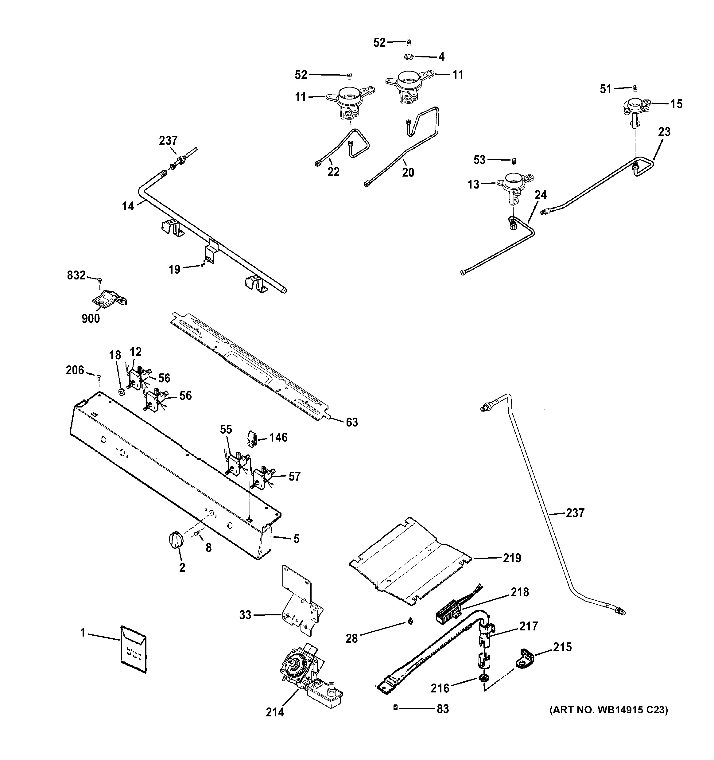 GAS & BURNER PARTS