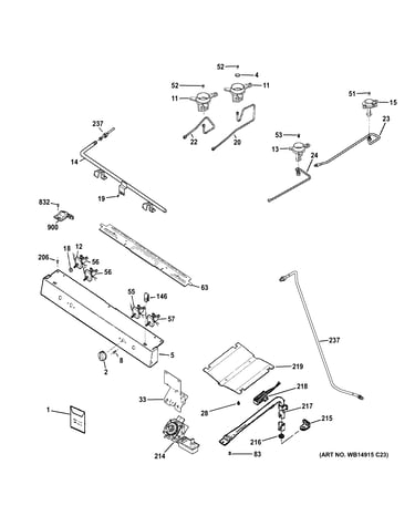 Gas & burner parts