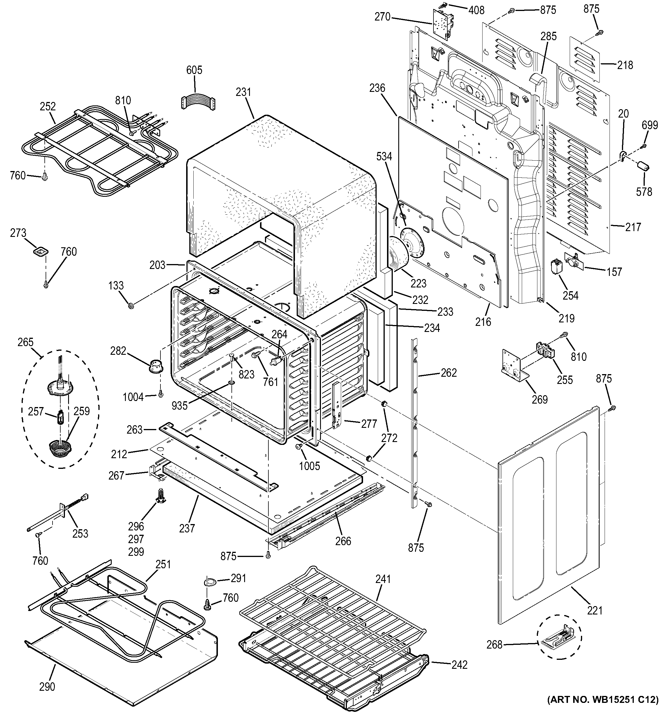 Lower oven