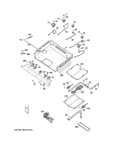 Gas & burner parts